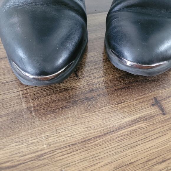 Franco Sarto Bette Women's Black Chelsea Boots Size 9.5M Ankle Booties Chic - Picture 15 of 16